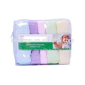 Lingettes de bébé en fibre de bambou Serviette extra douce pour les peaux absorbantes et réutilisables pour bébé